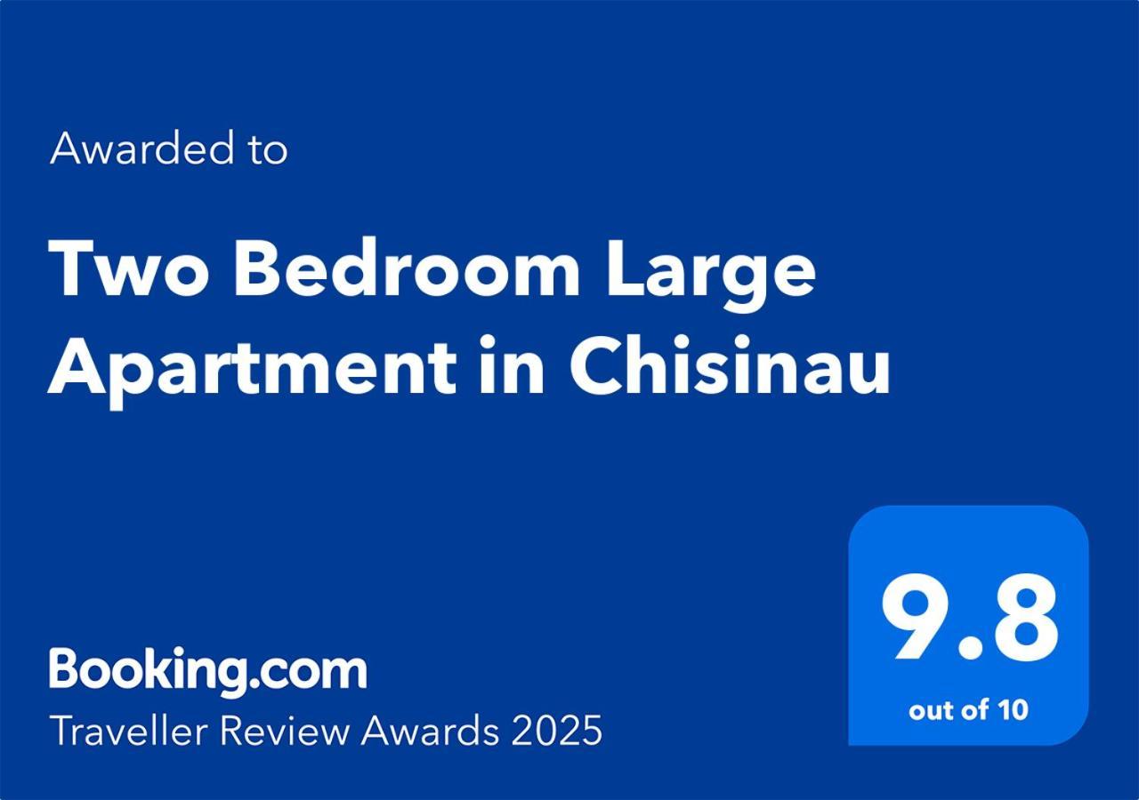 Two Bedroom Large Apartment In คีชีเนา ภายนอก รูปภาพ